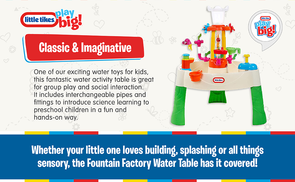 Little Tikes Fountain Factory Water Table