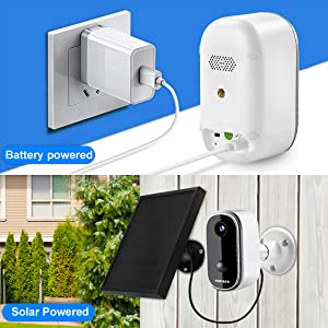 solar powered security camera