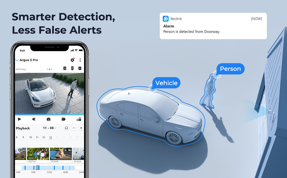 smart AI PIR motion sensor