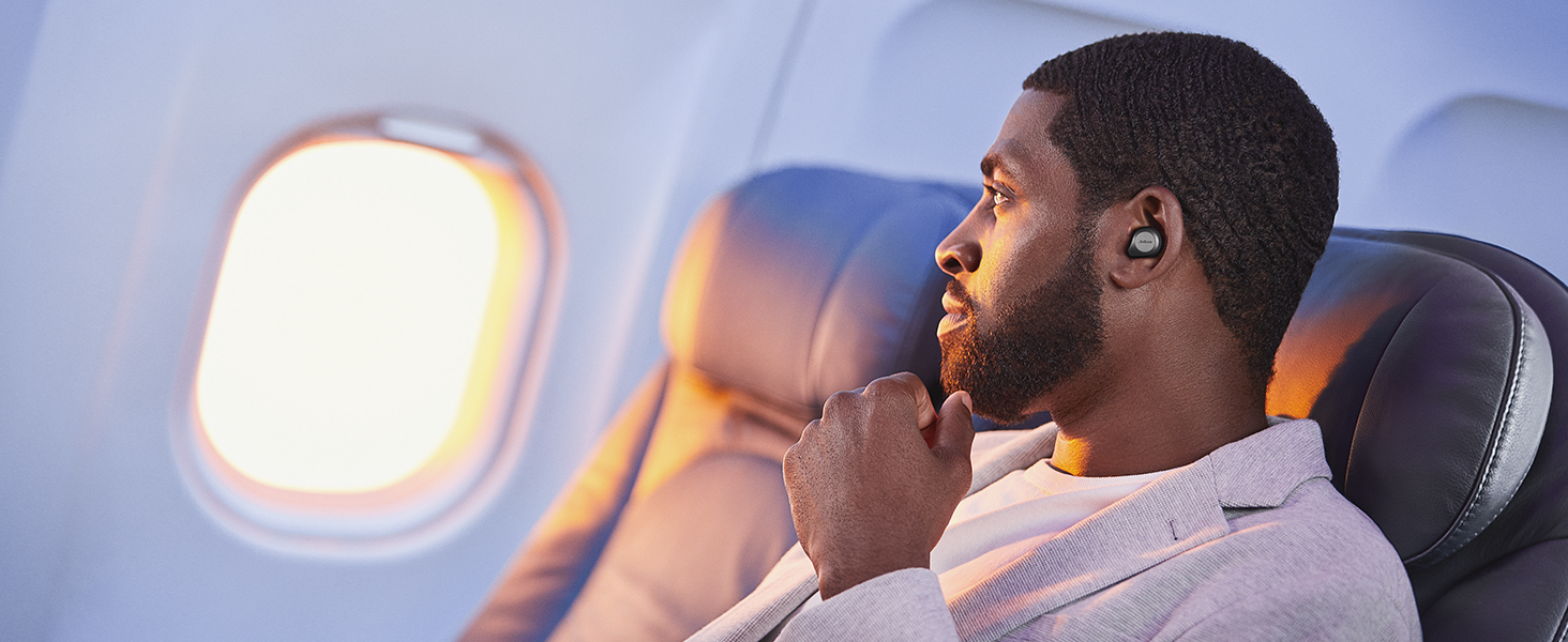 Compact size, oval EarGels and pressure relief vents keep your ears feeling great all day.