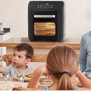 Pro Breeze Air Fryer Airfryer rotisserie dehydrator 12 Litres XL Large Oil Free Fryer deep fat