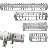 Mylek Tubular Heater And Cage Guard All Sizes Low Energy Tube with Built in Digital Timer Thermos...