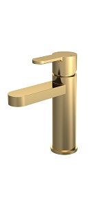 mono,basin,mixer,tap,brushed,brass,brassware,brass,round,ceramic,disc,bowl,sink,lever,handle,modern