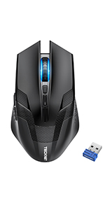 TECKNET Wireless Gaming Mouse 4800DPI