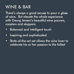 Wine & Bar Collection for Georg Jensen