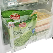 Hoover Freestanding Fridge Freezer Transparent Freezer Drawers