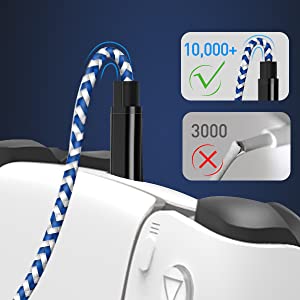 PS5 charging cable testing