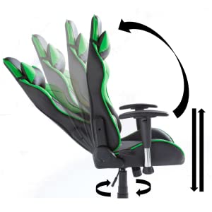 Office chair, swivel chair, executive chair, sporty, colourful, racer, mcracing, adjustable, robas lund