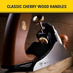 Classic cherry wood handles