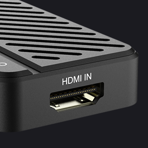 HDMI 2.0 input port for fast transmission capture card device No lagging Pass through
