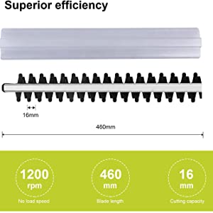 46cm Dual Action Steel Blade