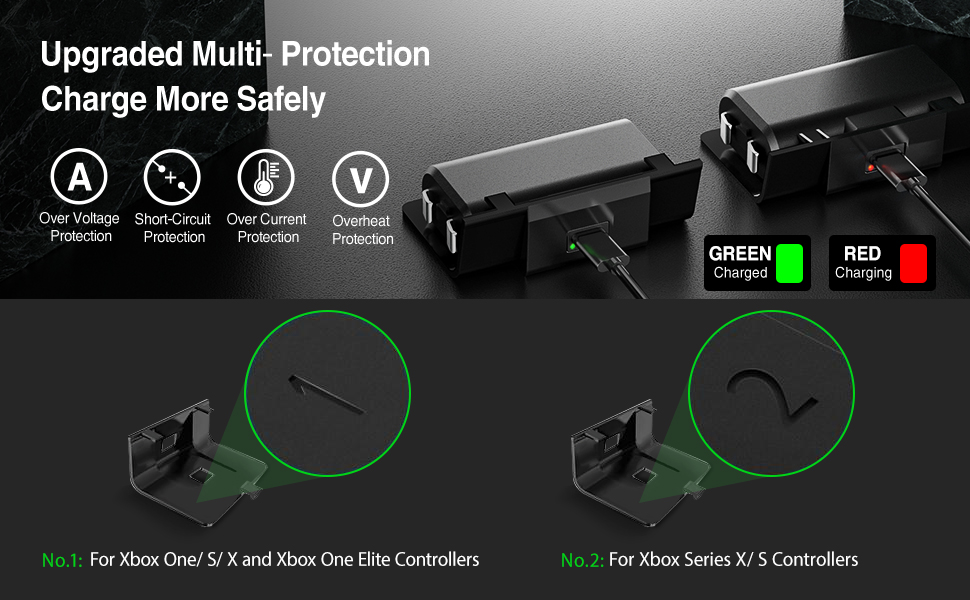 xbox one controll rechargeable battery