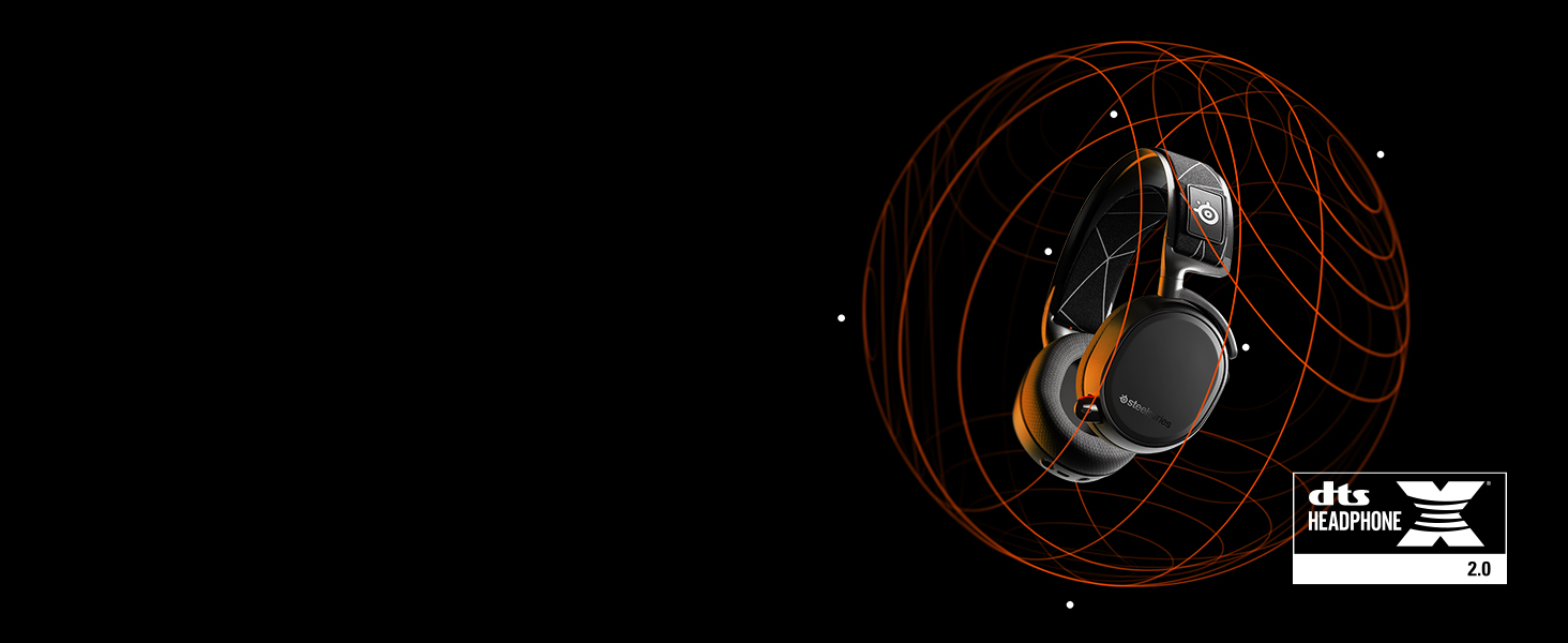 SteelSeries Arctis 9 Dual Wireless Gaming Headset, 2.4 GHz Wireless, Bluetooth, For PC, PlayStation