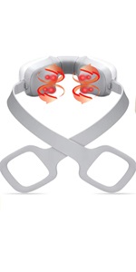 FORTHiQ Shiatsu Neck Massager Cordless with Heat for Pain Relief