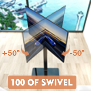 100 degree swivel
