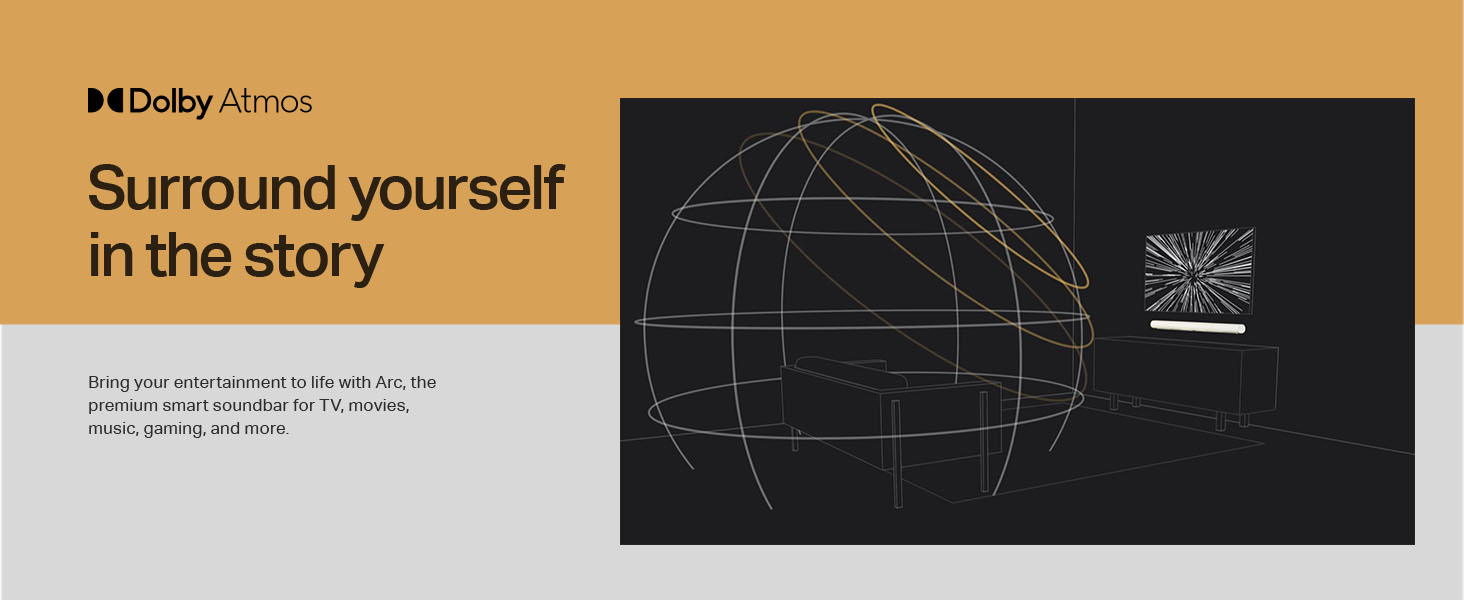 Sonos, Arc, Dolby, Atmos, Home Cinema, Home Theatre, Surround, TV, soundbar