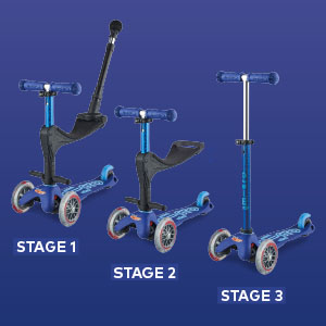 Mini Micro 3in1 Push Along Scooter