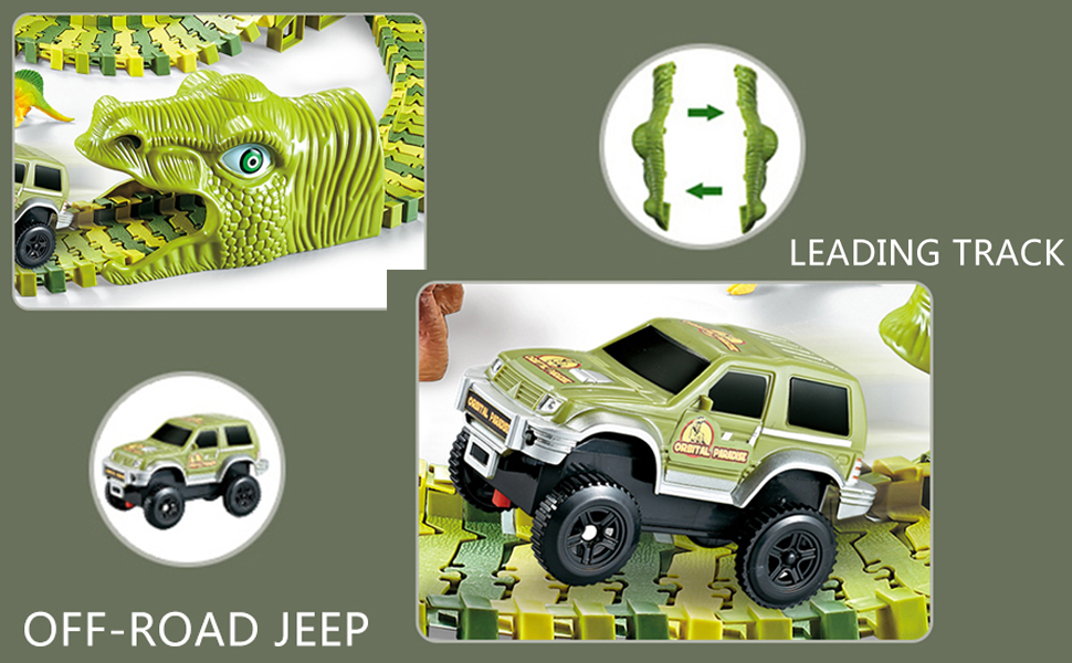 dinosaur track set