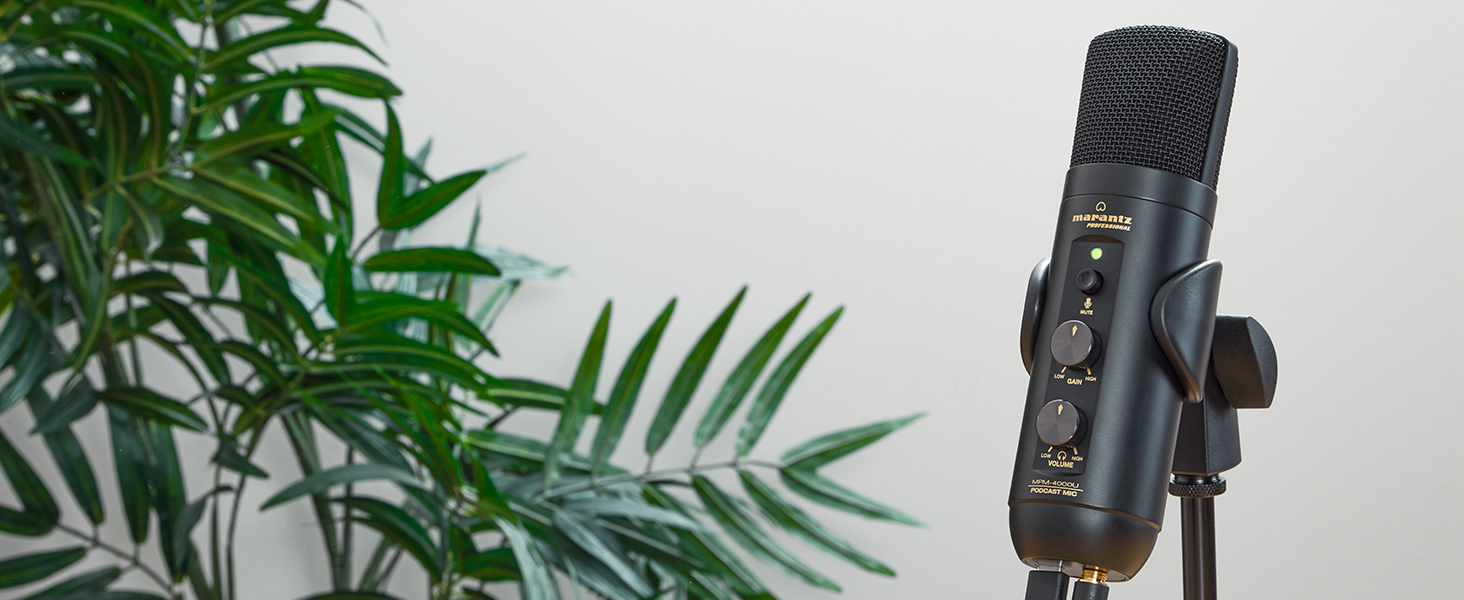 USB Condenser Microphone With Mixer and Headphone Output for Podcasting, Live Streaming, YouTube