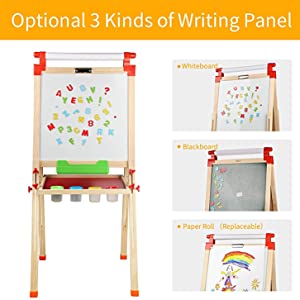 childrens wooden art easel