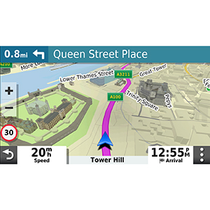 3D buildings in some areas make it easier to navigate