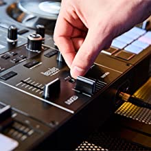 crossfader, scratch, curve switch, dj controller