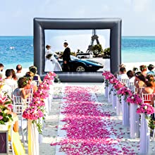 outdoor cinema screen
