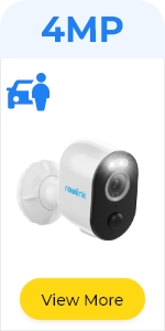 4MP Smart Spotlight Battery Security Camera Outdoor with Human/Vehicle Detection
