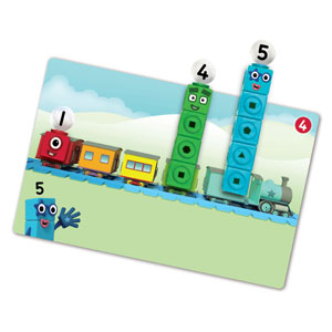 MathLink Cubes Numberblocks 1-10 Activity Set cards and blocks