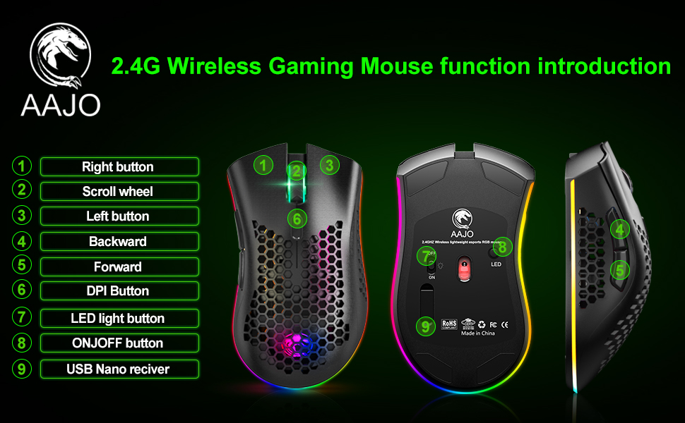 wireless gaming mouse