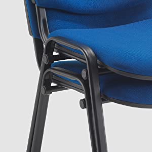 durable stacking reception chairs royal blue fabric chairs