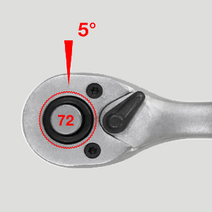 72T Ratchet Wrench