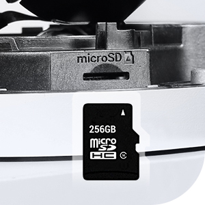 Supports up to 256 GB TF Card or 24/7 Record