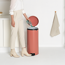Brabantia pedal bin newlcon waste bin paper bin odour proof closure
