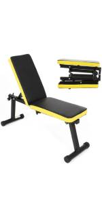 Fitness Folding Weight Bench adjustable