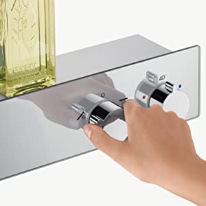 Thermostat; shower thermostat; shower thermostat.