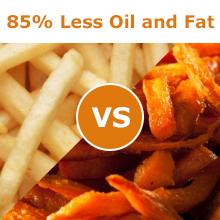 85% Less Oil and Fat