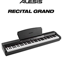 Alesis Recital Grand â 88 Key Digital Piano with Full Size Graded Hammer Action Weighted Keys