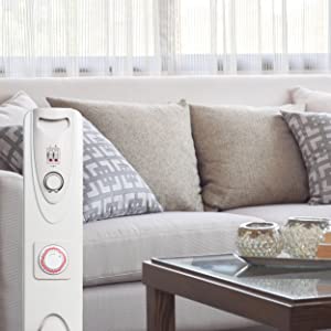 2.5kw oil filled heater with timer