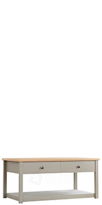 Vida Designs Arlington 4 Drawer Coffee Table, Grey