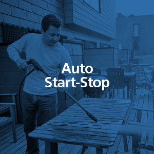 Start, stop, technology, high pressure washer, Nilfisk