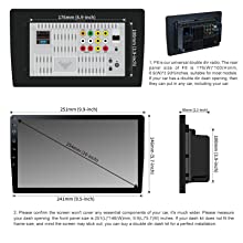 double din car stereo built in wifi bluetooth