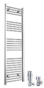 towel radiator bathroom radiators 500mm wide heated towel rail chrome flat panel wall mounted ladder