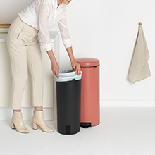 Brabantia pedal bin newlcon removable inner bucket kitchen hobby room bin liner