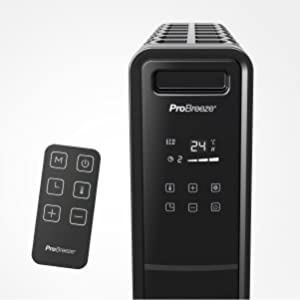 pro breeze radiator remote control and digital display