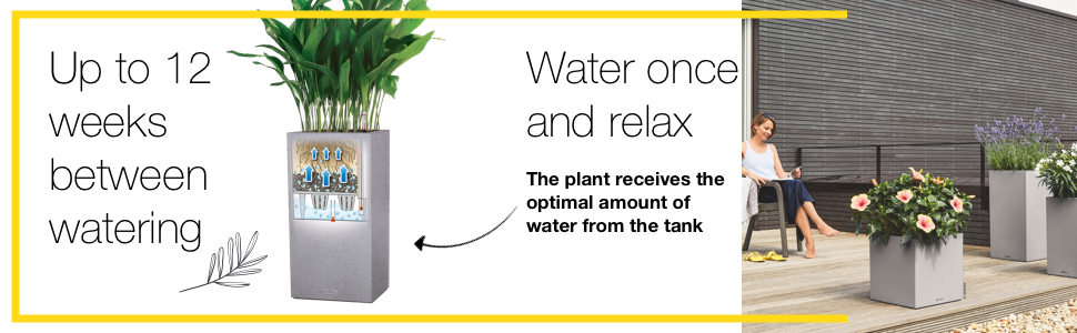 Canto Stone High flower pot