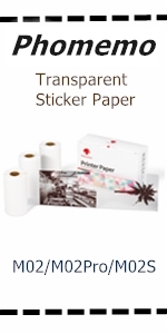 Transparent Sticker Paper
