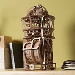 UGEARS Sky Watcher Astronomical Table Clock Mechanical Clock Making Kit 3D Puzzle