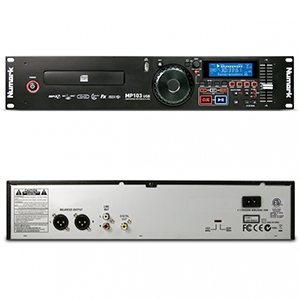 numark Professional MP103 USB MP3 CD Player ID3 Tag Rack Mount Citronic MPCD-X3 Console Pioneer CDJ