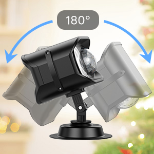 180° adjustable